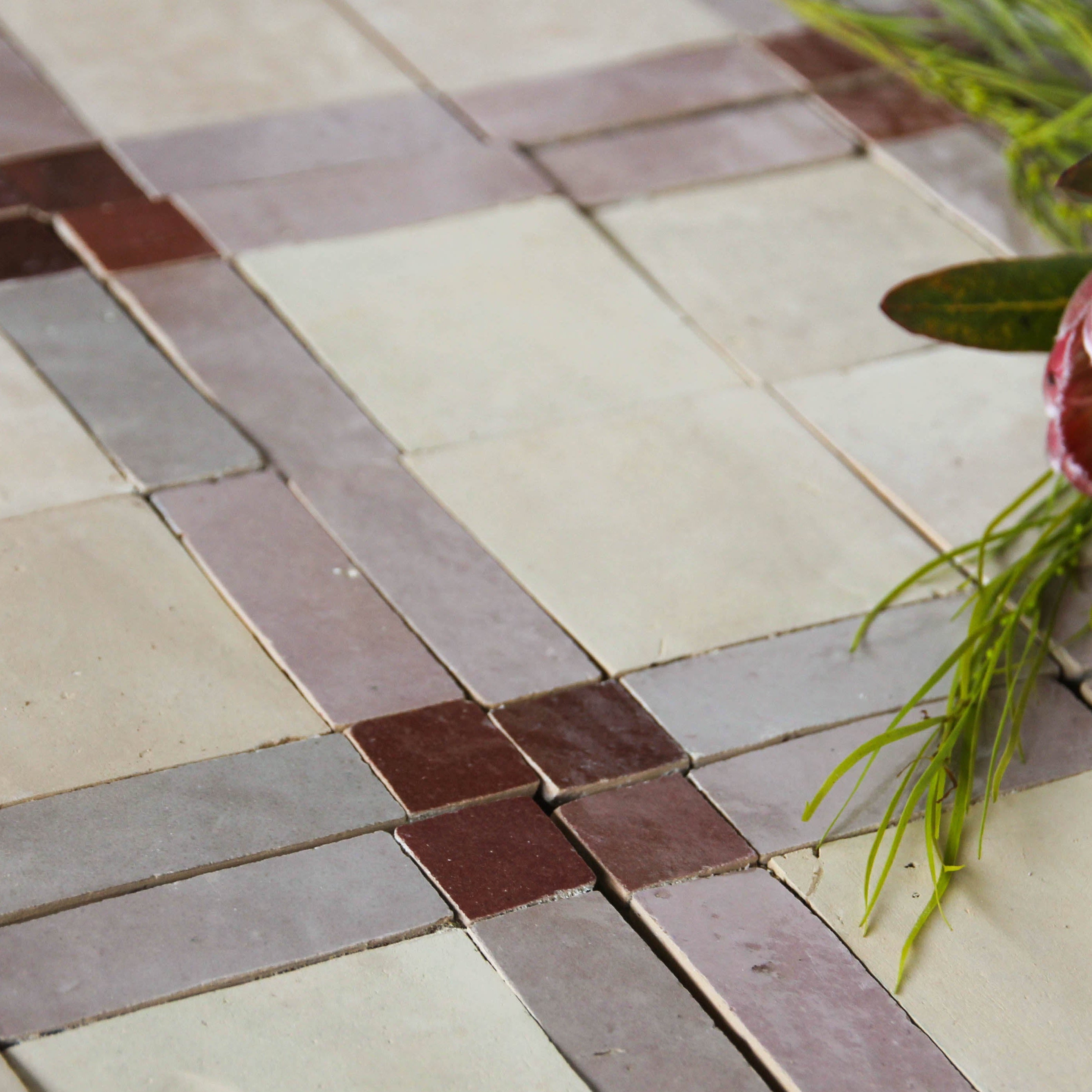 EZR0226 Clay, Rust & Moroccan Pink