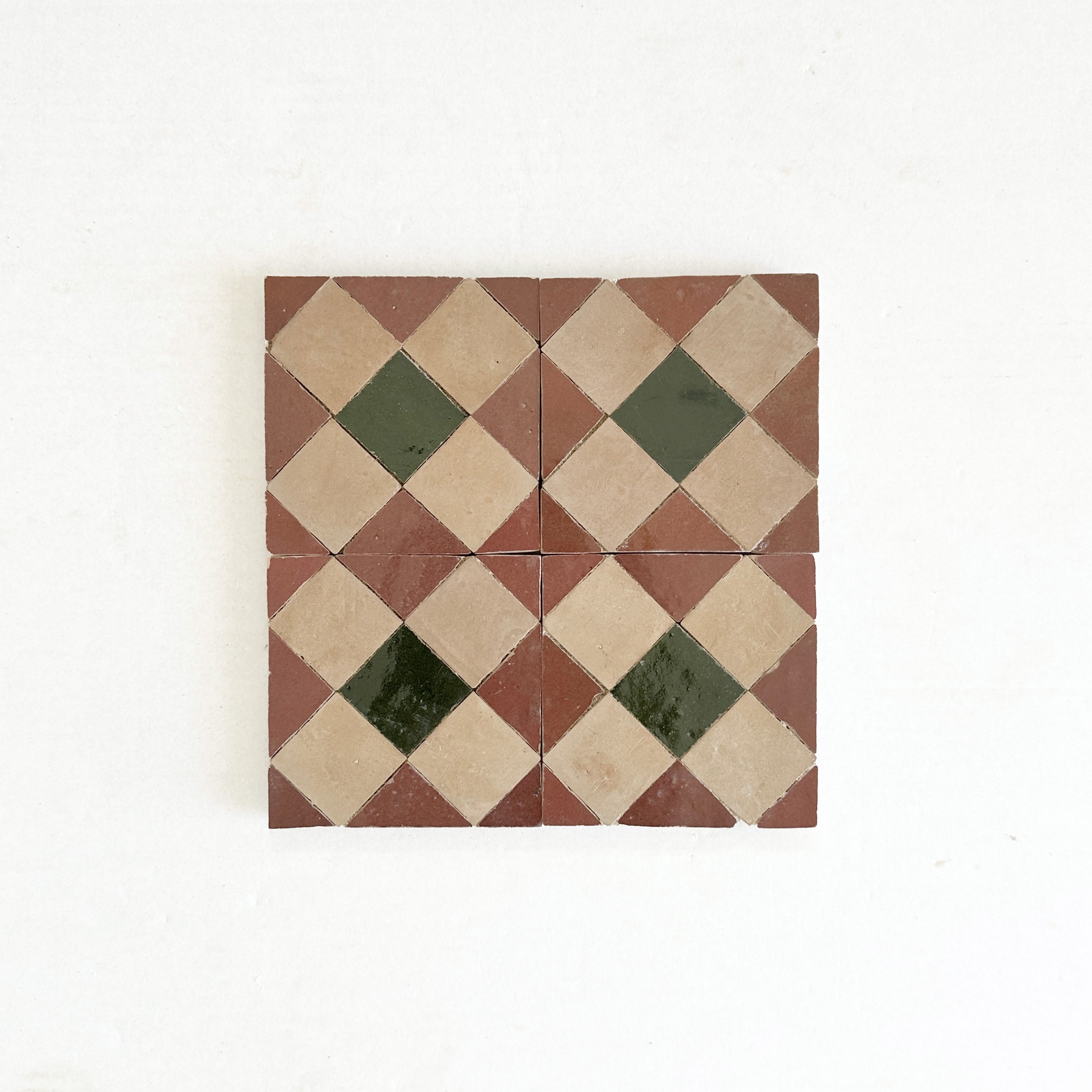 EZR0225 Clay, Rust & Dark Green