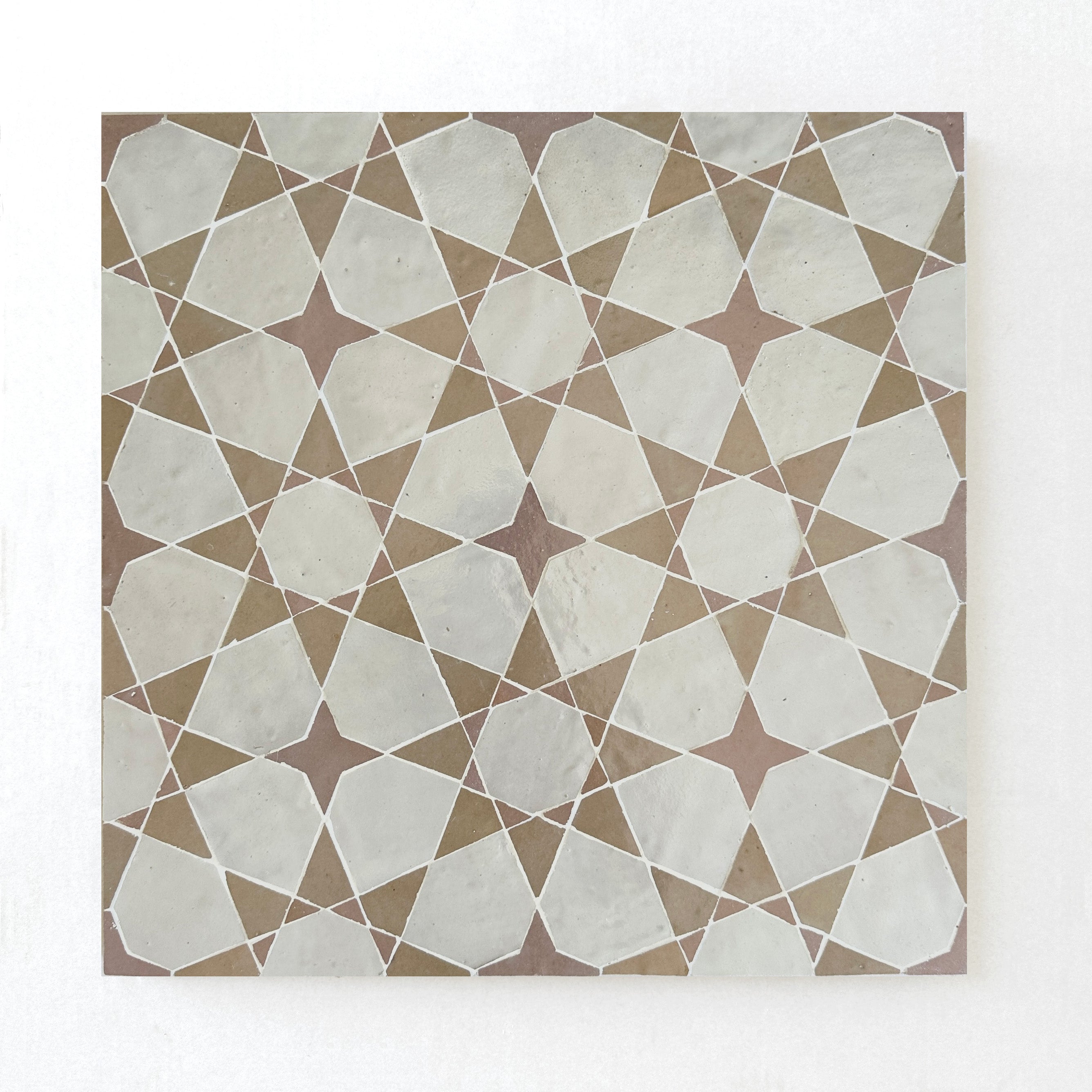 EZR0197 Large Format Snow, Latte & Moroccan Pink