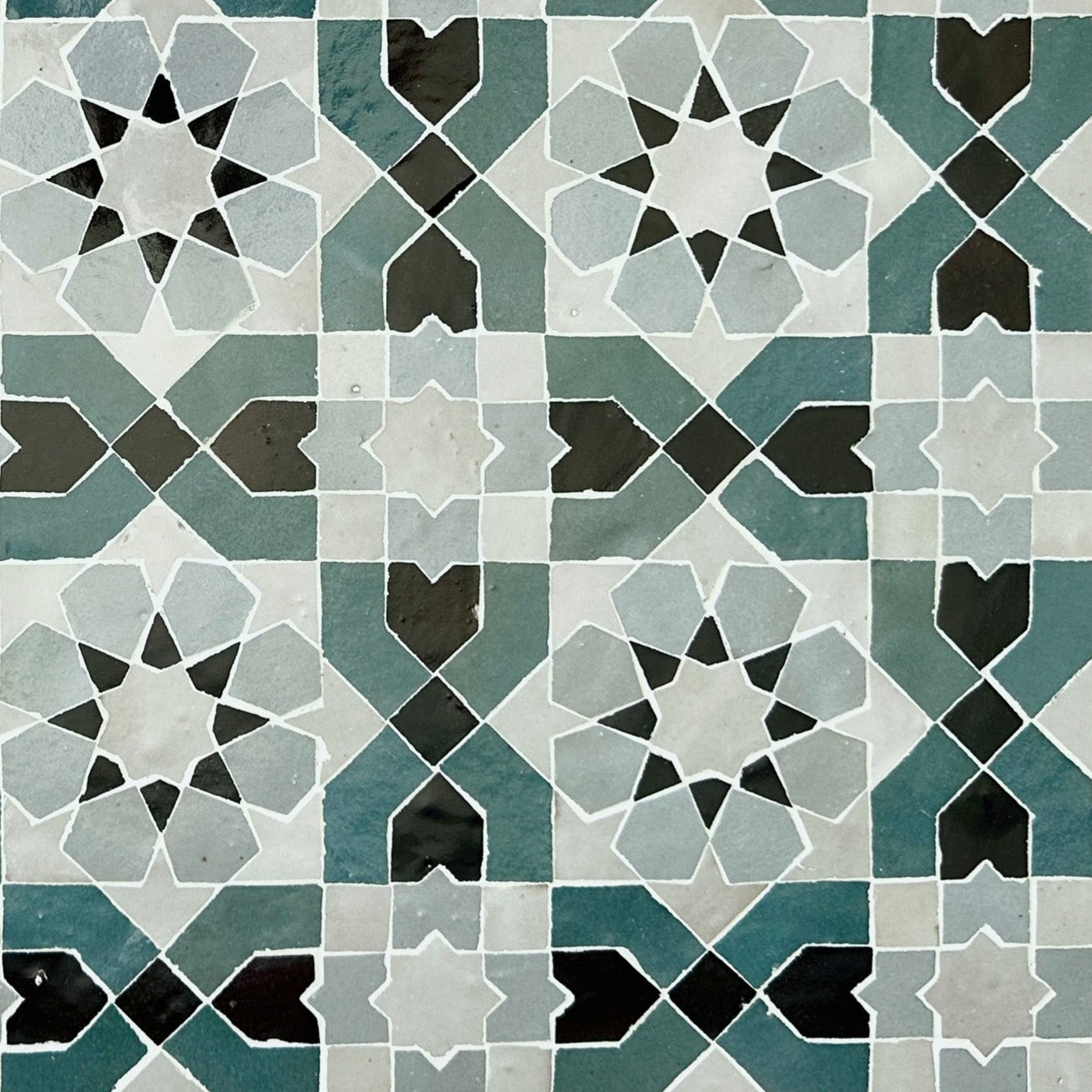 EZR0200 Snow, Peacock, Chocolate & Duck Egg Blue