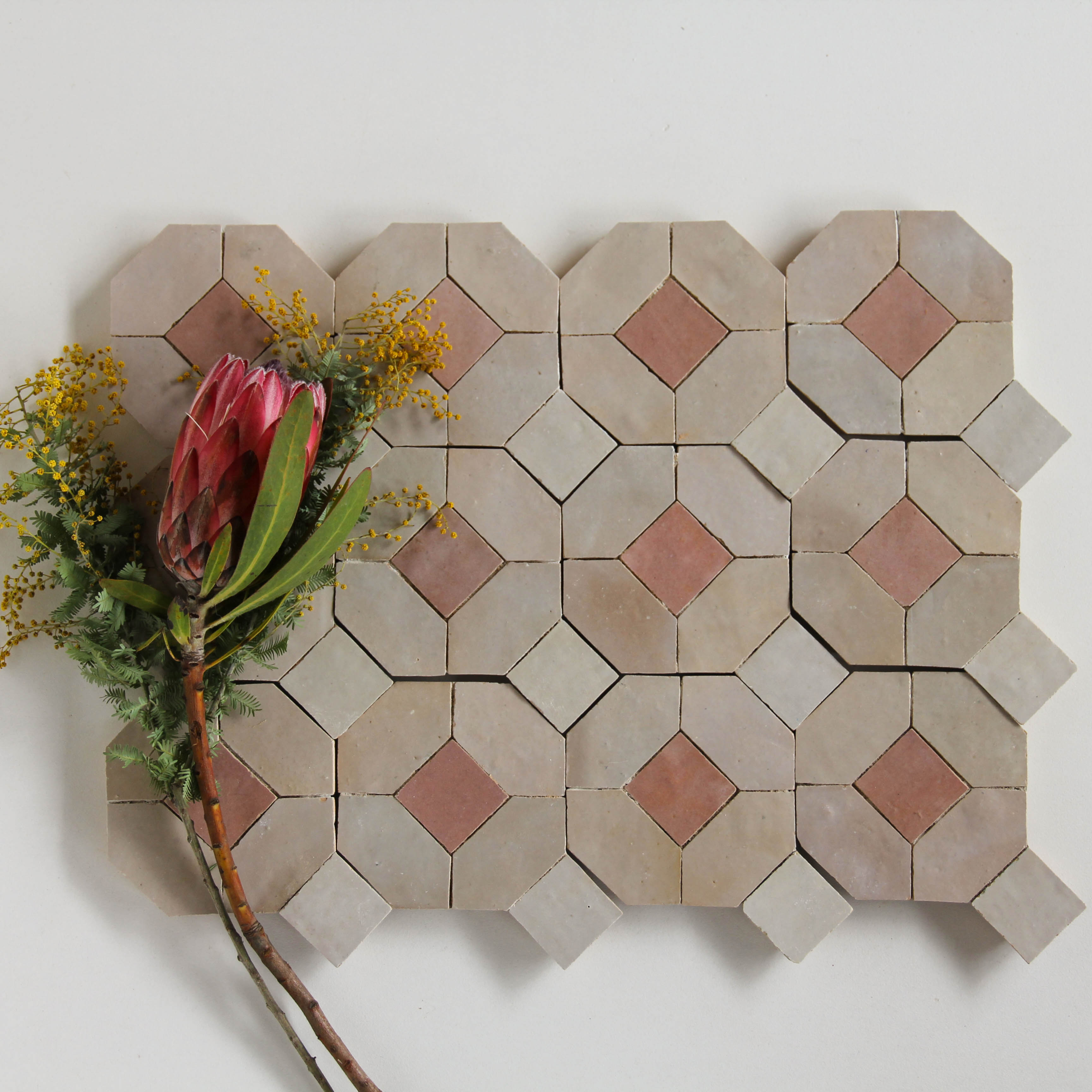 EZR0229 Moroccan Pink, Latte, Dust & Oat
