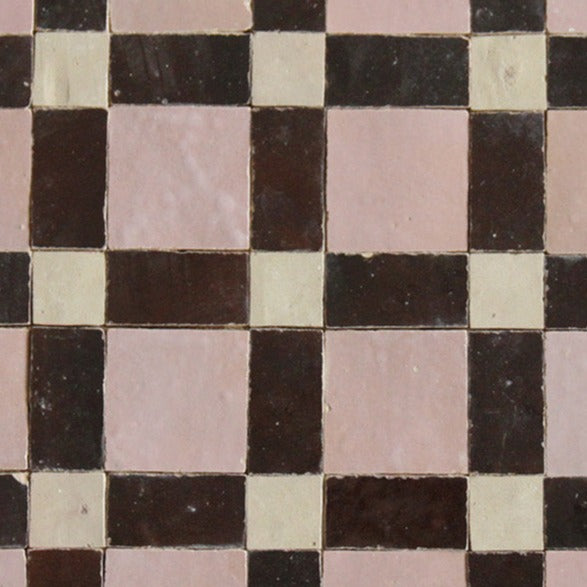 EZR0224 Clay, Chocolate & Moroccan Pink