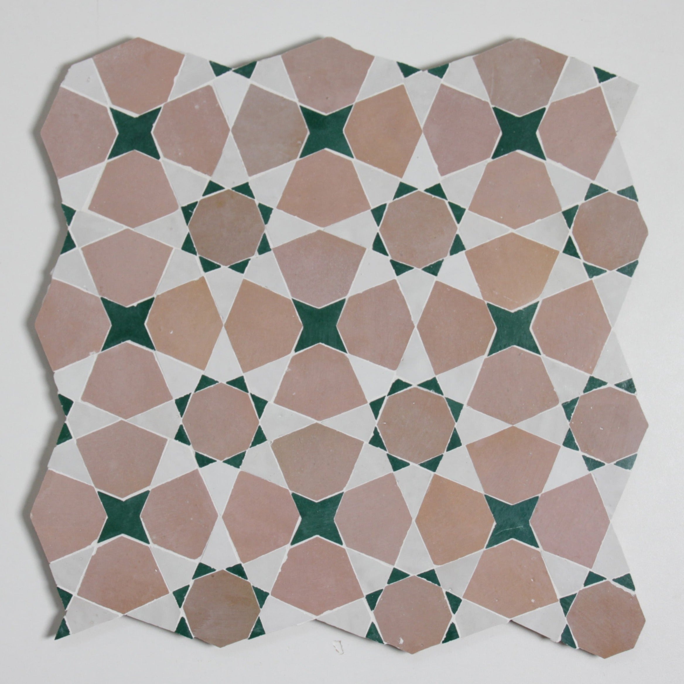 EZR0197 Large Format Snow, Forest & Moroccan Pink