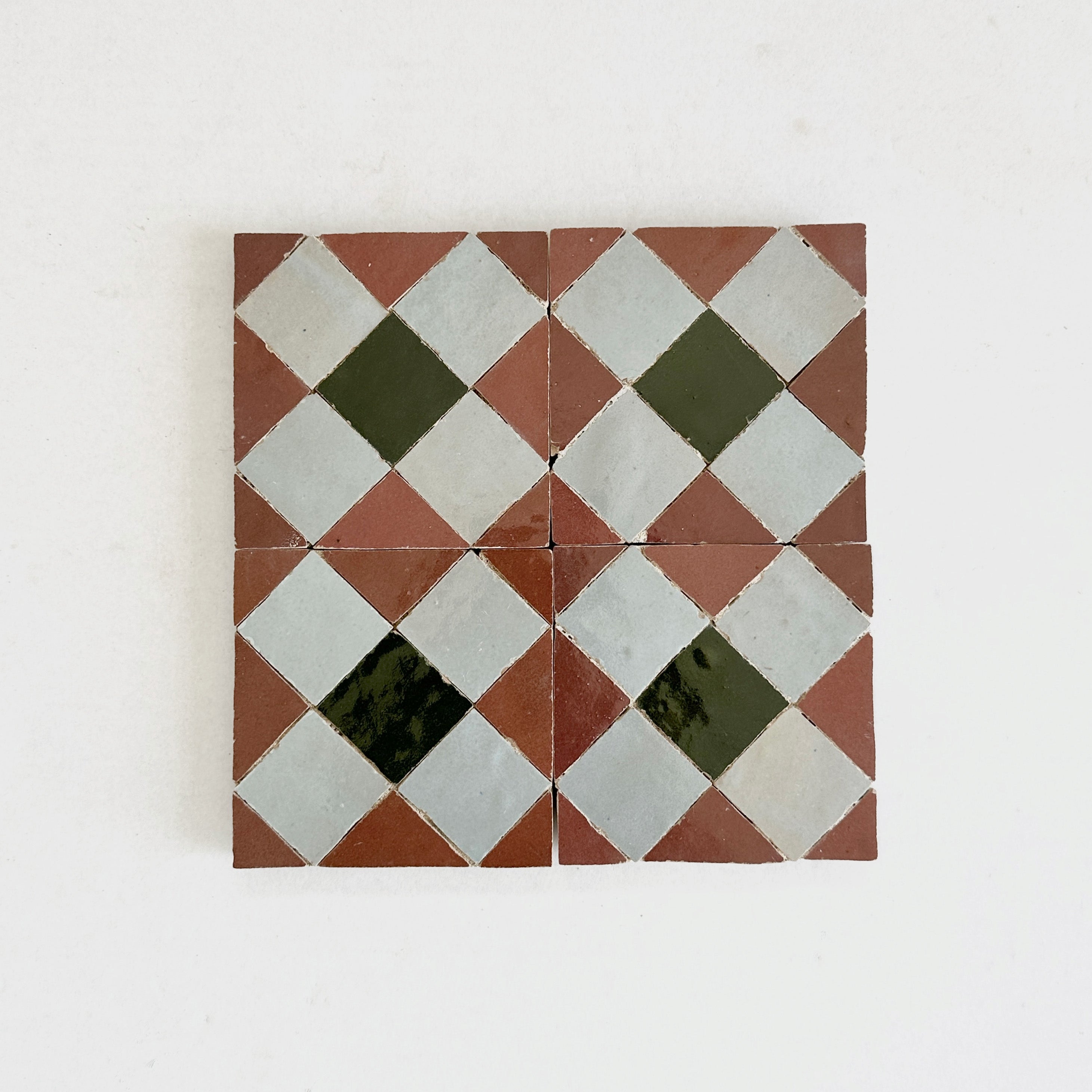 EZR0225 Clay, Rust & Dark Green